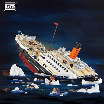 LOZ Mini Blocks - Sinking Titanic Building Bricks Set