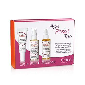 Age Resist Trio: Face Oil 30ml/1.01oz + Firming Elixir 30ml/1.01oz + Eye Elixir 25ml/0.85oz