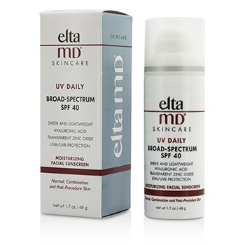 EltaMD UV Daily Moisturizing Facial Sunscreen SPF 40 - For Normal, Combination & Post-Procedure Skin