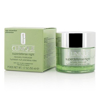 Clinique Superdefense Night Recovery Moisturizer - For Very Dry To Dry Combination