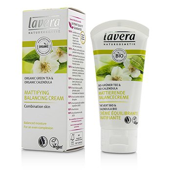 Lavera Organic Green Tea & Calendula Mattifying Balancing Cream - For Combination Skin