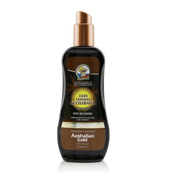 Australian Gold Dark Tanning Accelerator Spray Gel with Bronzers