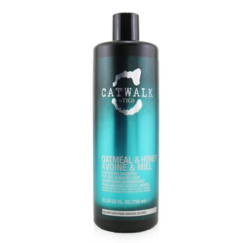 Catwalk Oatmeal & Honey Nourishing Shampoo - For Dry, Damaged Hair (Cap)