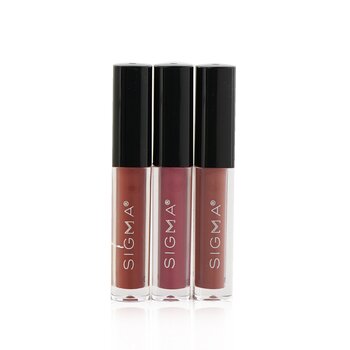 Sigma Beauty Kismatte Lip Trio (3x Mini Matte Liquid Lipsticks)