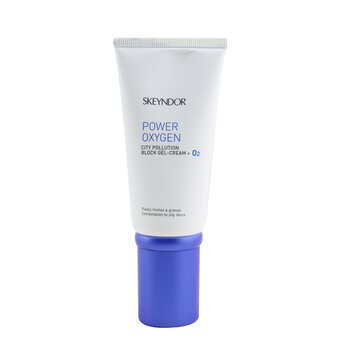 Power Oxygen City Pollution Block Gel-Cream + O2 (For Combination To Oily Skin)