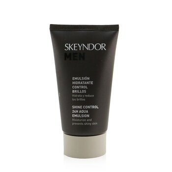 Men Shine Control 24H Aqua Emulsion - Moisturize & Prevents Shiny Skin  (For Normalise Mixed & Oily Skins)