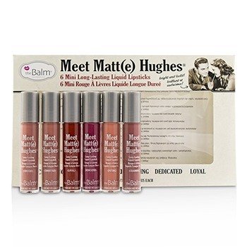 TheBalm Meet Matt(e) Hughes 6 Mini Long Lasting Liquid Lipsticks Kit - Vol.1