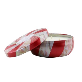 3 Wick Decorative Tin Candle - Crushed Candy Cane