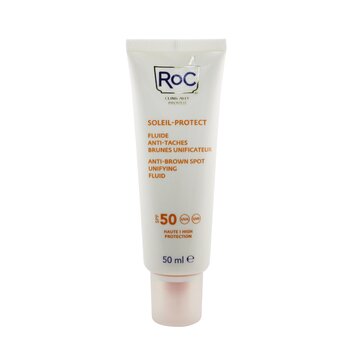 ROC Soleil-Protect Anti-Brown Spot Unifying Fluid SPF 50 UVA & UVB (Visibly reduces Brown Spots)