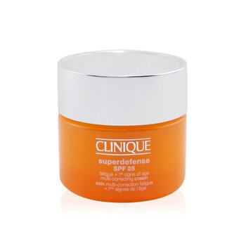 Clinique Superdefense SPF 25 Fatigue + 1st Signs Of Age Multi-Correcting Cream - Very Dry to Dry Combination