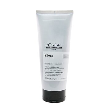 Professionnel Serie Expert - Silver Violet Dyes + Magnesium Neutralising and Brightening Conditioner (For Grey and White Hair)