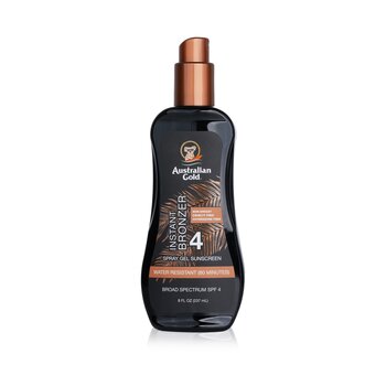 Australian Gold Spray Gel Sunscreen SPF 4 with Instant Bronzer