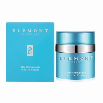 ELEMONT Ultra-Spring Aqua Face Gel-Cream (Moisturising, Rejuvenating, Soothing, Anti-Wrinkle Aging, Hydrating) (e50ml) E808