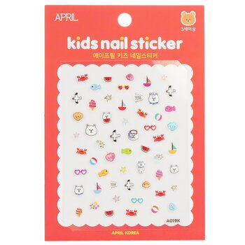 April Kids Nail Sticker - # A019K