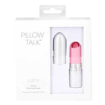 PILLOW TALK Lusty Lipstick Vibrator - # Pink
