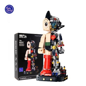 Astro Boy Mechanical Clear Building Bricks Set