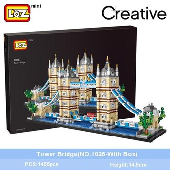 LOZ Architecture Series - London Bridge Building Bricks Set