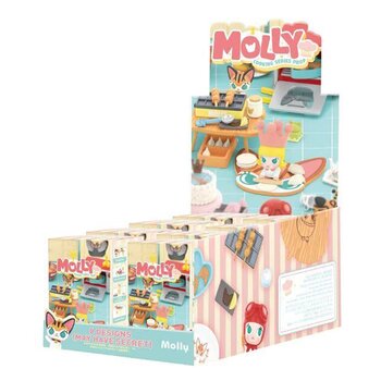 Popmart Molly Cooking Series Prop (Case of 12 Blind Boxes)