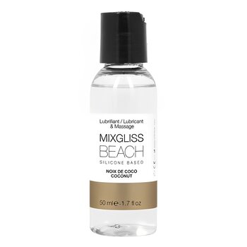 MIXGLISS Beach 2 in 1 Silicone Based Lubricant & Massage - Coconut