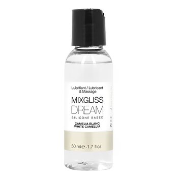 MIXGLISS Dream 2 in 1 Silicone Based Lubricant & Massage - White Camellia