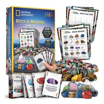 National Geographic National Geographic Rock + Mineral Card Games