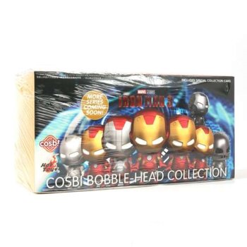 Hot Toy Iron Man 3 - Iron Man Cosbi Bobble-Head Collection (Case of 8 Blind Boxes)