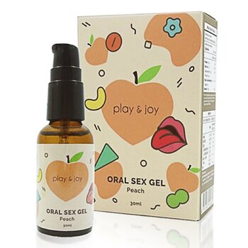 PLAY & JOY Oral Sex Gel 30ml - Peach