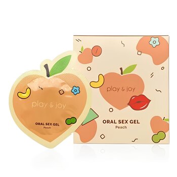 PLAY & JOY Oral Sex Gel 3ml 5pcs - Peach