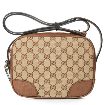 Gucci Canvas Leather GG BREE Crossbody Bag 449413