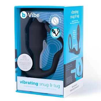 B-vibe Vibrating Snug & Tug M - # Black