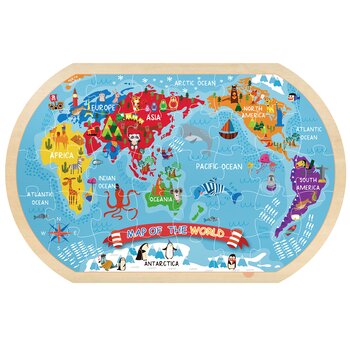 Tooky Toy Co World Map Puzzle