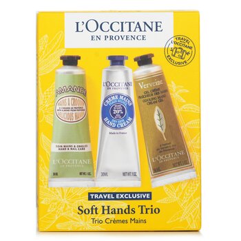 LOccitane Travel Exclusive Soft Hands Trio Cream Set