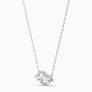 Attract Soul necklace 5517117 - Heart, White, Rhodium plated