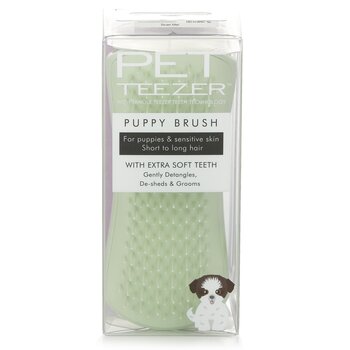Tangle Teezer Puppy Brush (For Puppies & Sensitive Skin, Short To Long Hair) - # Green