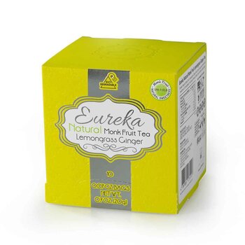 Eureka Natural Monk Fruit Lemongrass Ginger Tea