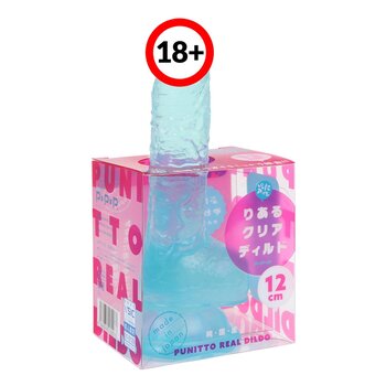 PPP ?Made in Japan?Punitto Clear Real Dildo 12cm - # Ice Blue