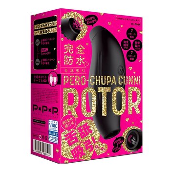100% Waterproof Pero-Chupa Cunni Rotor Licking Tongue And Sucking Vibrator