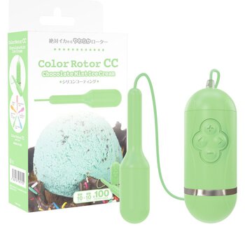 Color Rotor CC Vibrator - Chocolate Mint Ice Cream