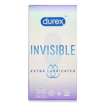 Durex Invisible Extra Lubricated Condoms 10pcs