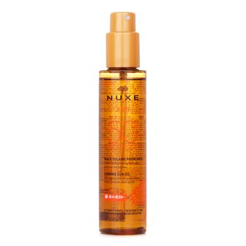 Nuxe Sun Tanning Sun Oil High Protection SPF50 (For Face & Body)